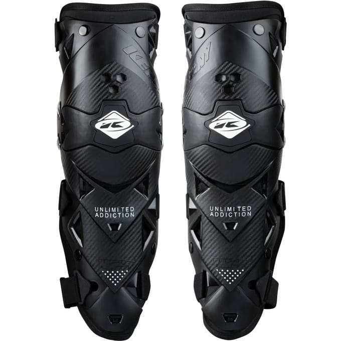 Motorfiets kruis kniebeschermers Kenny titanium
