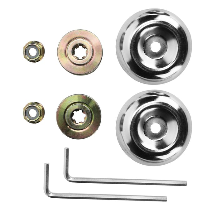 2Set Tandwielkast Drukschijf Pakking Kraag Moer Kit Grasmaaier Bosmaaier Accessoire