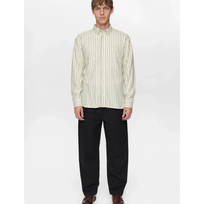 Anerkjendt 902178 aklasse stripe l/s shirt 9503 tofu