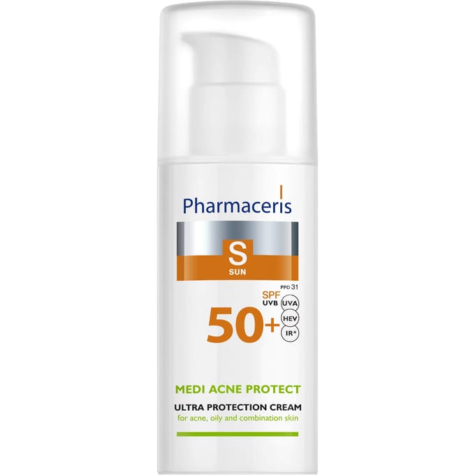 Pharmaceris Ultra Protective Cream For Acne, Oily &amp; Combination Skin SPF50 50 ml