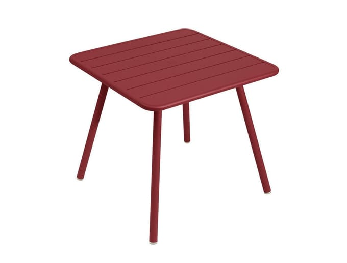 Fermob LUXEMBOURG tafel - 80 x 80 cm - 43 chili mat