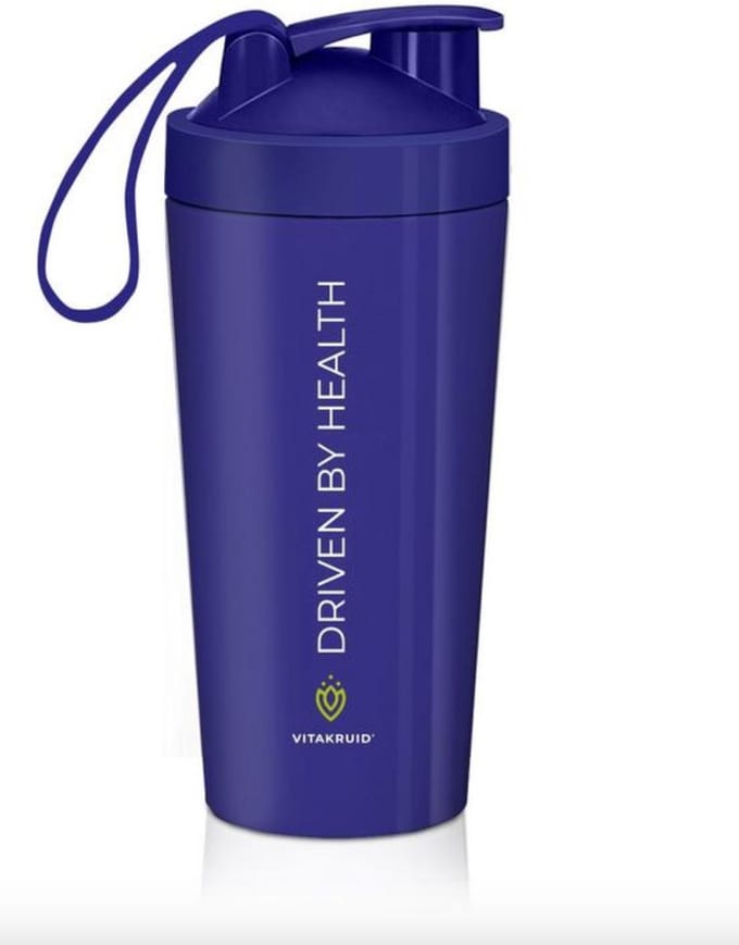 Vitakruid RVS Shakebeker 700ml 1 Stuks
