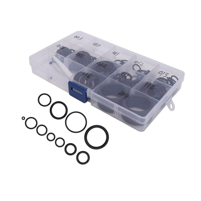 170 pièces Joints toriques de plongée Étanchéité efficace Kit pratique de joints toriques de plongée sous-marine pour équipement de plongée white