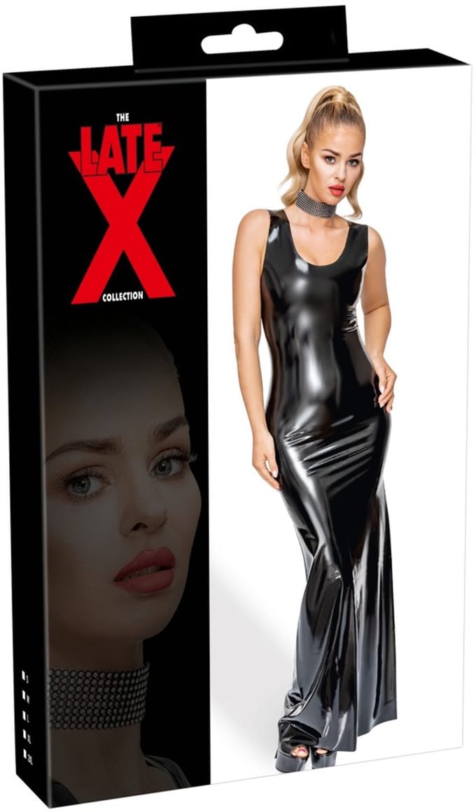 Latex Jurk Long S