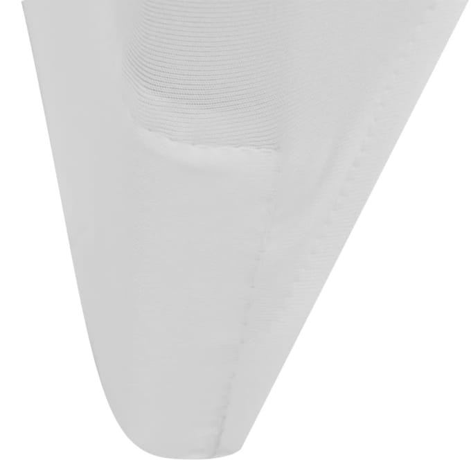vidaXL - Stoelhoes - Stretch - Wit - (50 - stuks)