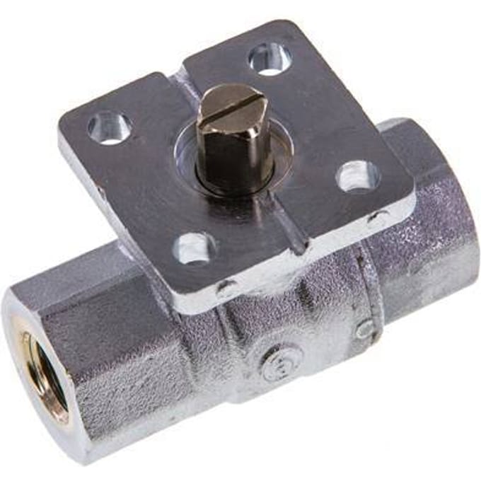 Rp1/4'' 2-Weg Messing Kogelkraan ISO-Top PN40 - BL2BA - BL2BA-014