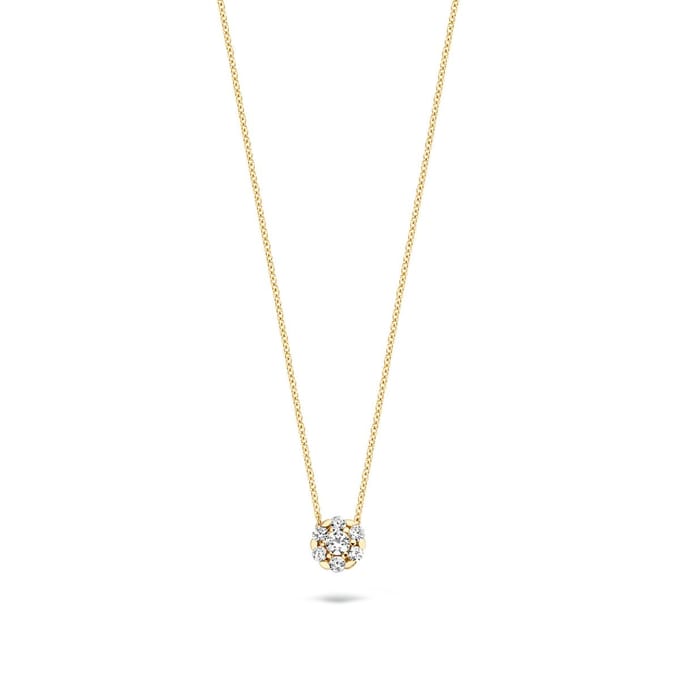 Blush Ketting Dames - Goud - 42 cm - Halsketting Dames Geen bewerking - Collier