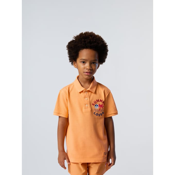 North Sails Polo overhemd Met palmboom print