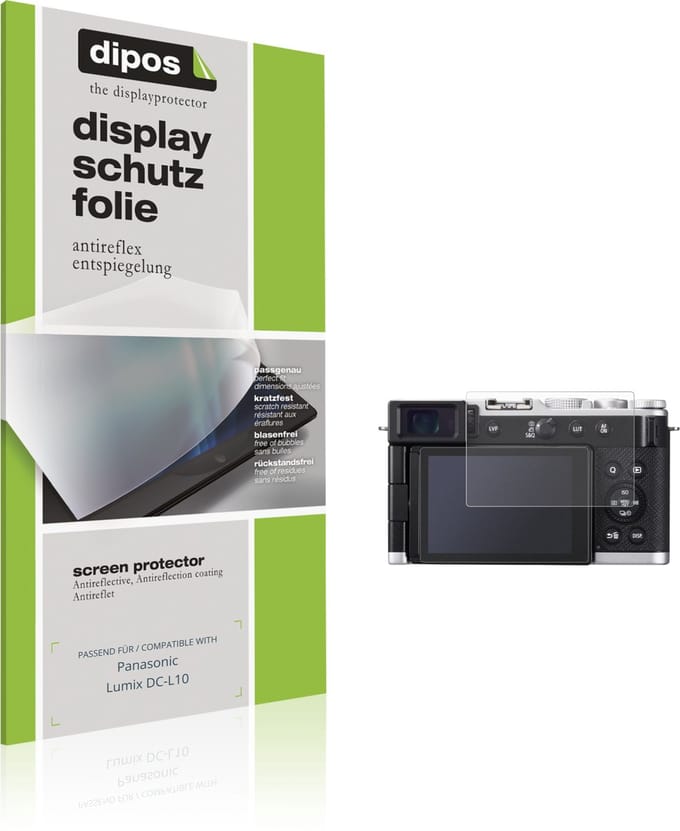 dipos – 4x Matte Beschermfolie geschikt voor Panasonic Lumix DC-L10 | Krasbestendige & antireflecterende Screenprotector Ultra-Thin