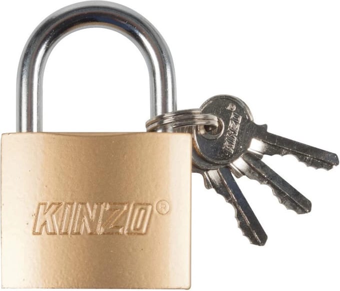 Kinzo Hangslot | 50 mm | 3 Sleutels
