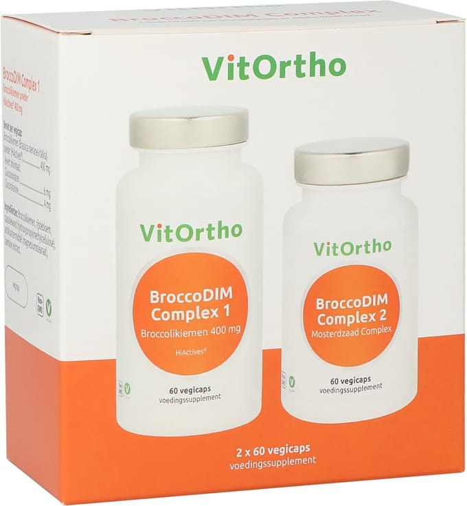 VitOrtho BroccoDIM complex - 2x 60 capsules - Kruidenpreparaat