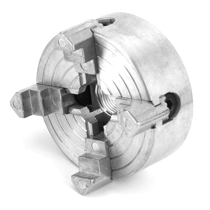 Z011A Alliage de Zinc Mandrin à 4 Mors Accessoire de Serrage pour Mini Tour à Métaux