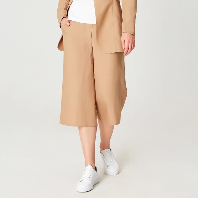 Brede capri -broek
