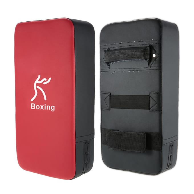Rechthoekig kickpad Voetfocus Doelpad Strike Shield voor boksen Karatetraining black