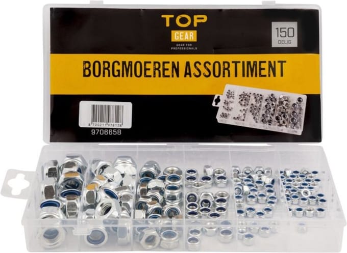 Borgmoeren assortimentsdoos 150-delig - TOPGEAR