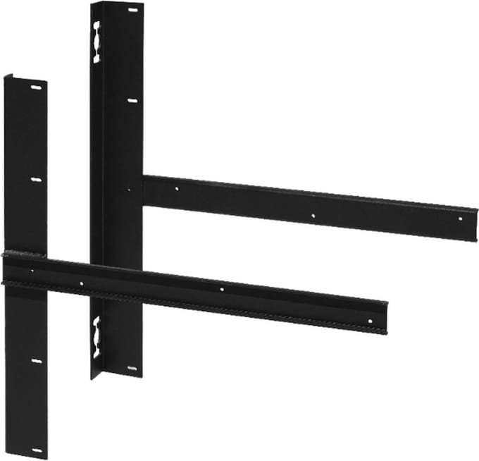 Evolar Evo-cover Ophangbeugel wand WPC Zwart