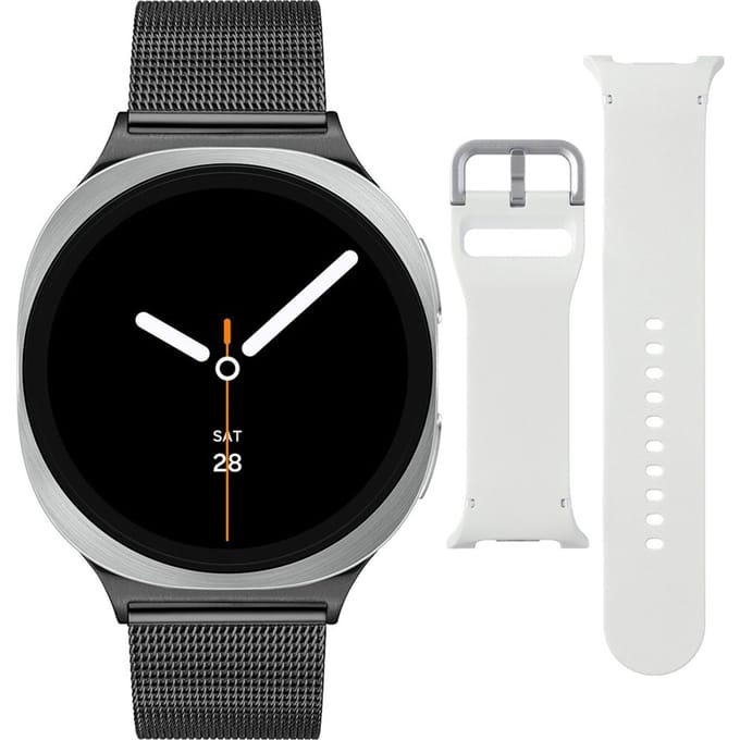 Samsung Special Edition Galaxy Watch 8 Zilver/Zwart Mesh 44mm
