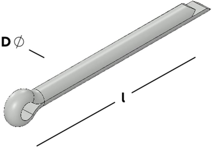 Boerenklinkstel-Splitpen Rvs
