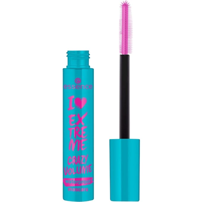 Mascara &amp; Nep wimpers Essence Mascara I Love Extreme Volume Crazy Waterproof
