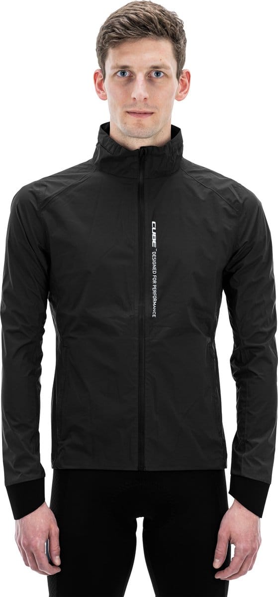 CUBE BLACKLINE RAIN JACKET BLACK M