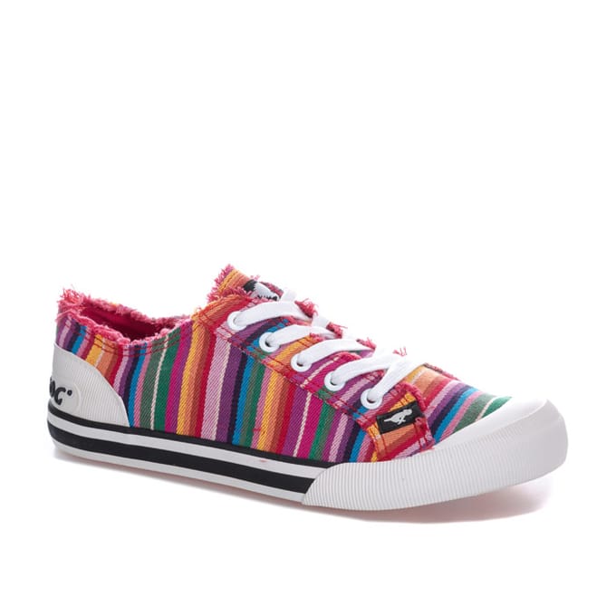 Rocket Dog Jazzin Eden rode sneakers met strepen voor dames