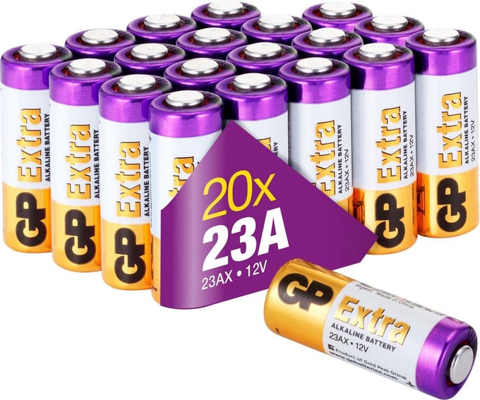 GP Extra Alkaline 23a 12v batterij - 20 stuks A23 batterij MN21 12 Volt