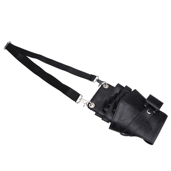 Scharen Etui Kappers Barbier Gereedschap Scharen Taille Riem Tas Houder Etuis voor Salon black