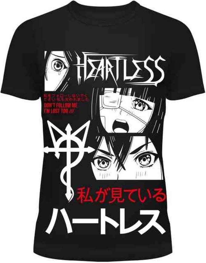 Heartless - I'M LOST Dames Tshirt - M - Zwart