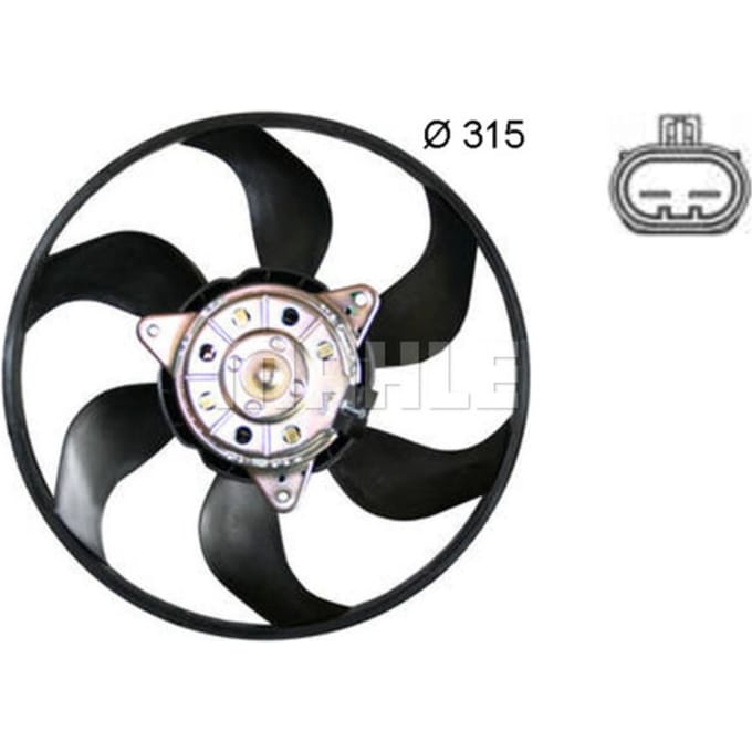 Koelventilatorwiel, motorkoeling MAHLE CFF 382 000S