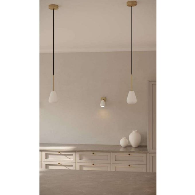 Nuura Aps Nuura plafondspot Anoli Spot Surface hoogte 20 cm goud/wit