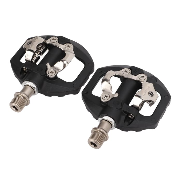 Dubbelzijdig Platform Multi-Use Pedaal voor SPD Mountainbike Fiets Afgedichte Clipless Pedalen met black