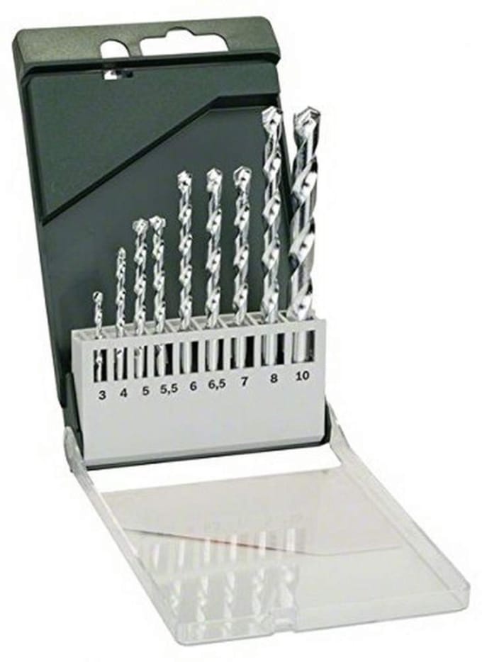 Bosch Boorset - 9-delig - Steenboren