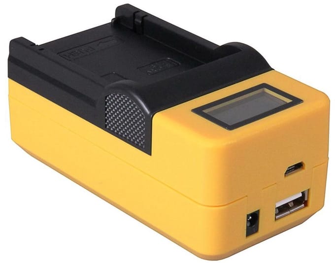 NP-BN1 Synchron lader voor Sony met LCD en USB