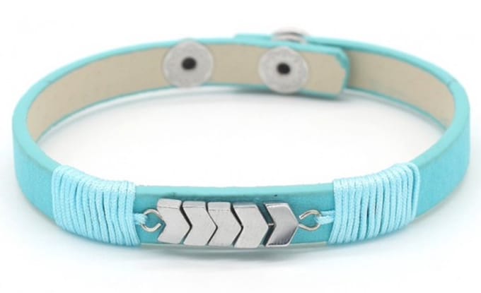 Armband met pijltjes | blauw