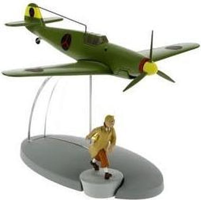Kuifje vliegtuig - Het Bordurische gevechtsvliegtuig BF-109 - De scepter van Ottokar