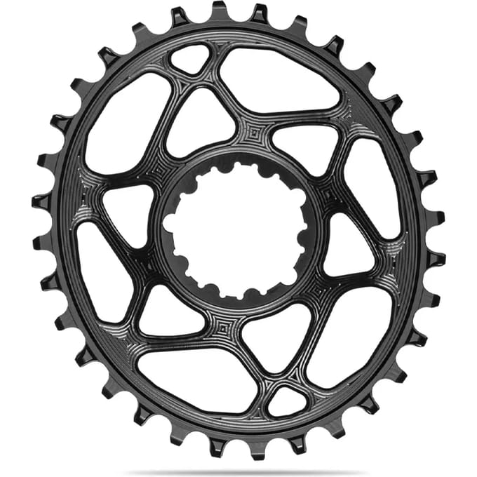 Ovaal aluminium dienblad Absolute Black Direct Mount SRAM 1 x 10-12 v 32 T