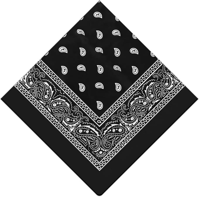 Grote Paisley Bandana Sjaal Uniseks - Multifunctioneel Accessoire voor Mannen en Vrouwen
