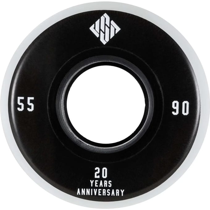 Usd Skatewielen Team 55 Mm 90a Polyurethaan Zwart 4 Stuks