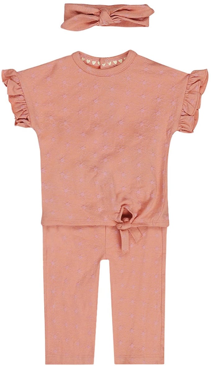 Dirkje Meisjes Kledingset - Light pink
