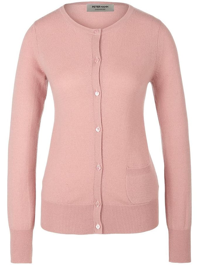 Vest 100% kasjmier, Topkwaliteit Van Peter Hahn roze