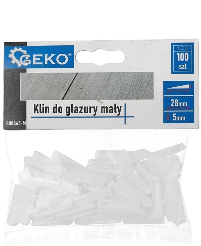 GEKO Kleine tegelwiggen - herbruikbaar - 5,0 mm - 100 stuks