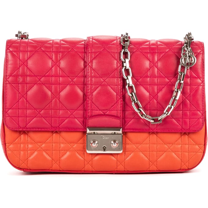 Lady Dior Tricolor Medium Schoudertas