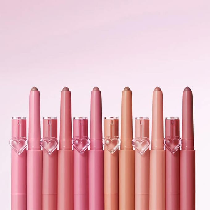 peripera - Puffy Plumping Dew Lip Pencil - 6 Colors #01 Rosy Nude