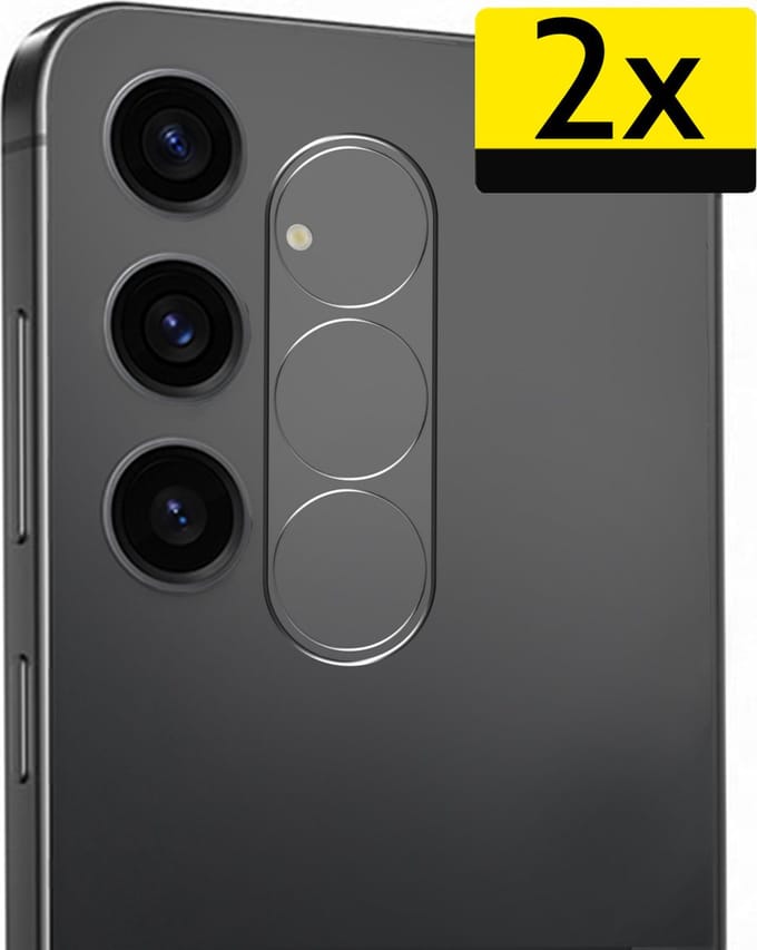 Camera Lens Protector - Geschikt voor Samsung Galaxy S24 Plus - 2 Stuks - Camera Screenprotector - Beschermglas - Gehard Glas - Tempered Glass - Screen Protector