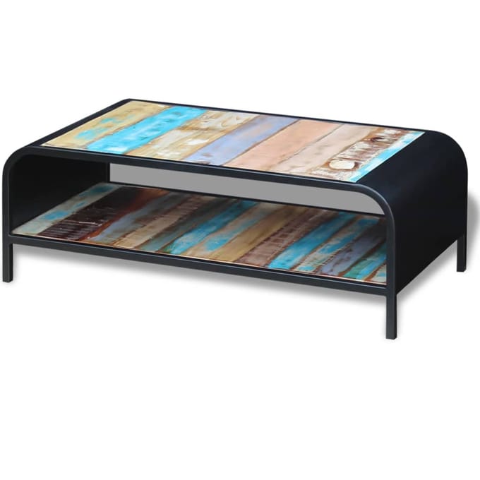vidaXL - Salontafel - massief - gerecycled - hout