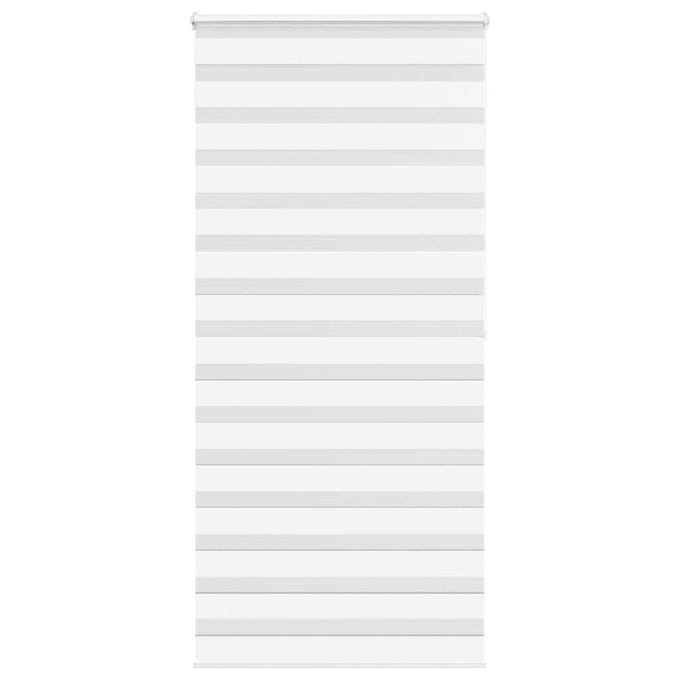 vidaXL - Zebra - rolgordijn - 105x200 - cm - stofbreedte - 100,9cm - polyester - wit