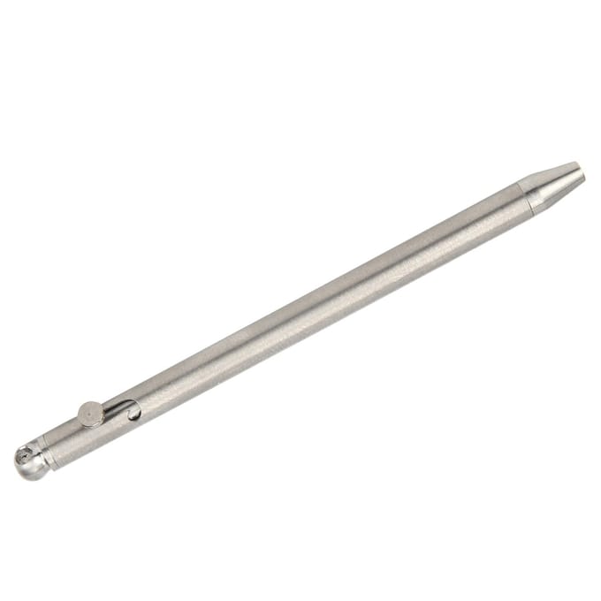 Mini Pen Puur Titanium EDC Draagbare Sleutelhanger Pen Schrijven Balpen Schrijfinstrument zilver