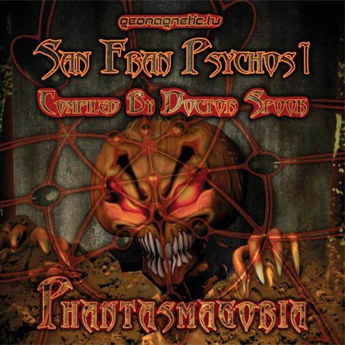 CD VARIOUS - Phantasmagoria GEOCD003 Geomagnetic.TV 2006 US Dance & Electronica Gebruikt brown