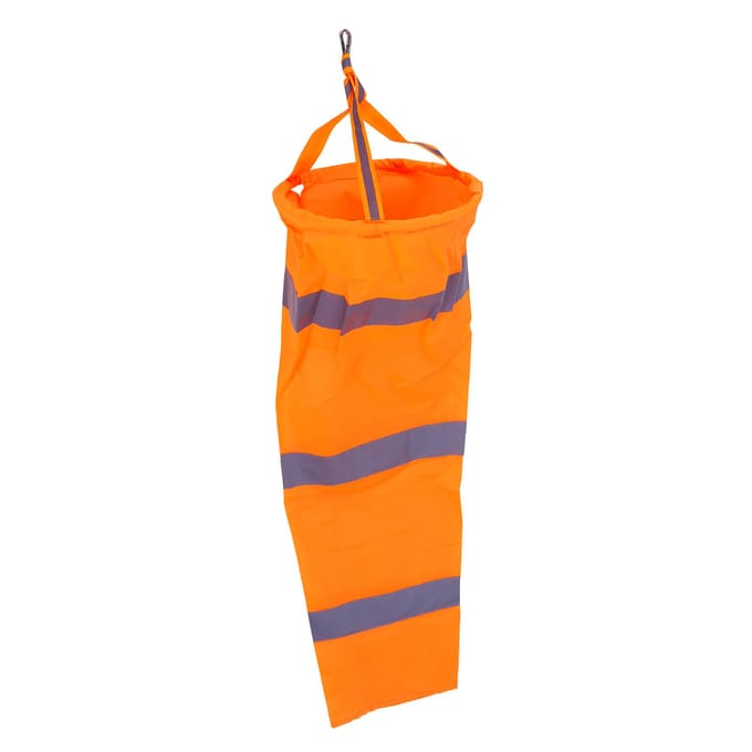 Manche à air en polyester 30  extérieur sac chaussette de mesure du vent avec bande réfléchissante gray