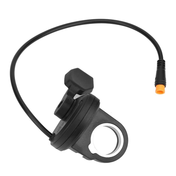108x L E-bike Links Elektrische Snelheidsregulerende Duimgashendel Handvat Waterdichte Connector wit